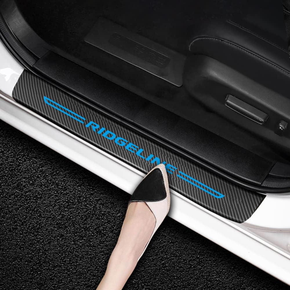 4PCS Car Door Sill Protector Compatible with for Honda