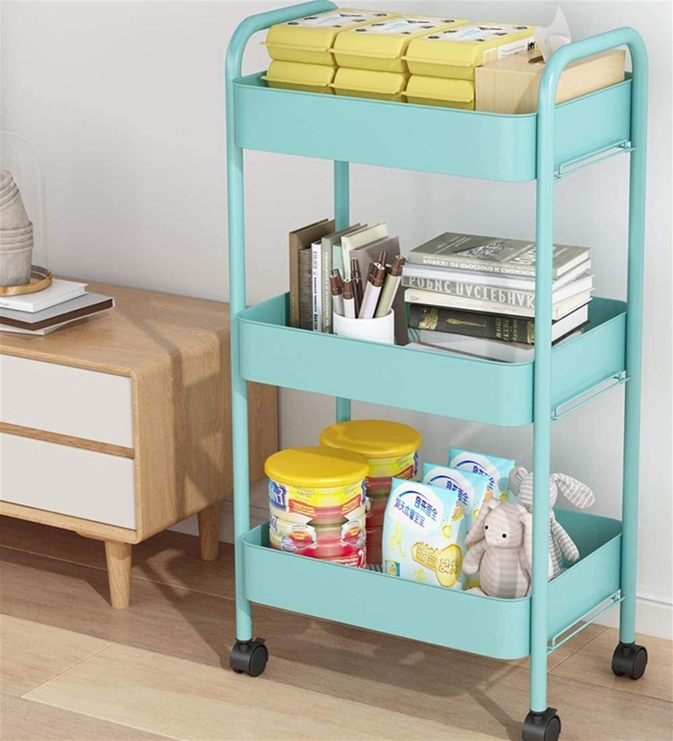 See full amazon price history chart for Kitchen Trolley with Wheels, Kitchen Rack Organizer, Vegetable Trolly for Kitchen, Storage Rack for Kitchen, Onion Stand for Kitchen, Fruit and Vegetables Basket for Home (BLUE, 3 LAYER) Kitchen Trolley with Wheels, Kitchen Rack Organizer, Vegetable Trolly for Kitchen, Storage Rack for Kitchen, Onion Stand for Kitchen, Fruit and Vegetables Basket for Home (BLUE, 3 LAYER) (B0D2TSRK5D) Amazon Price History, Amazon Price Tracker