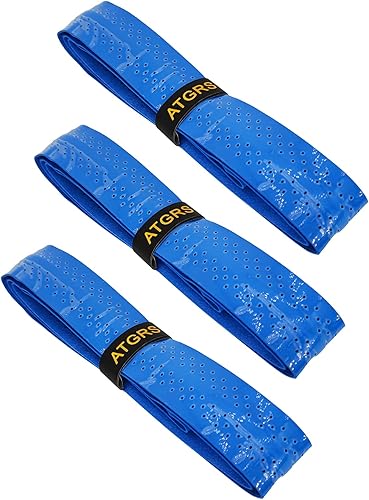 Miniatura 2 de Cinta de agarre para raqueta de tenis, absorbente, antideslizante, para tenis, bádminton, pickleball, mango de raqueta, agarre con bordes de