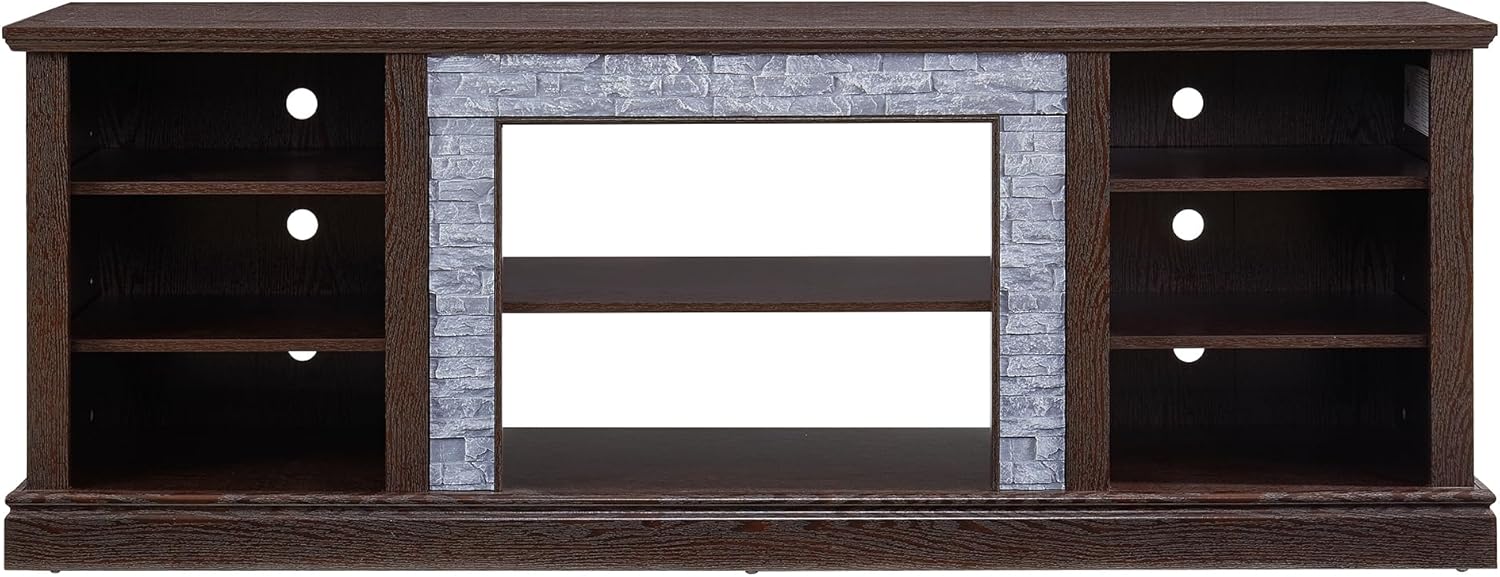 70 Inch TV Stand for TVs up to 80 Inch, Entertainment Center with Storage for Living Room, TV Console for Bedroom, Media Console for 40/50/55/60/65/70/75/80 Inch TV, Cherry