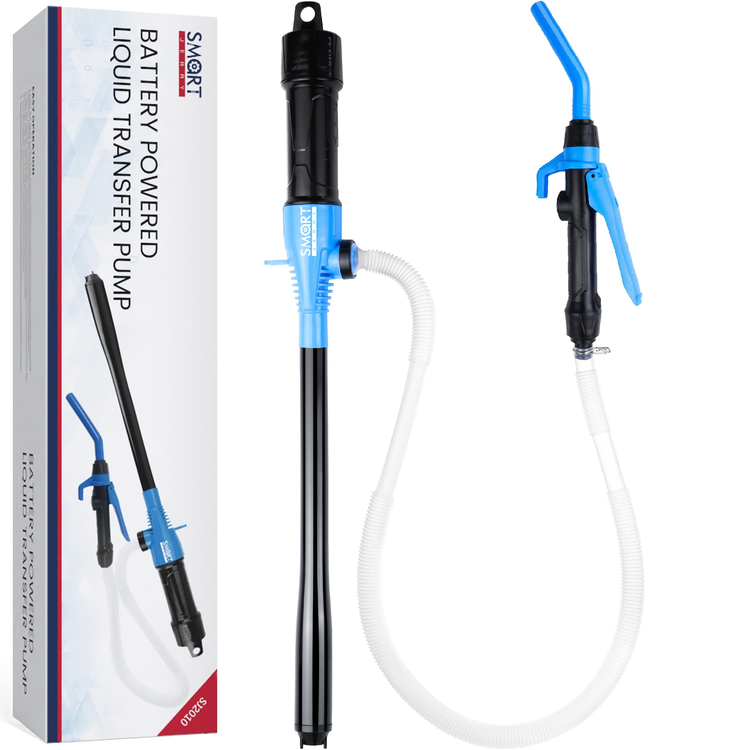 Cordless Fuel Transfer Pump Battery Powered Fluid Transfer Pump, 2.8 GPM