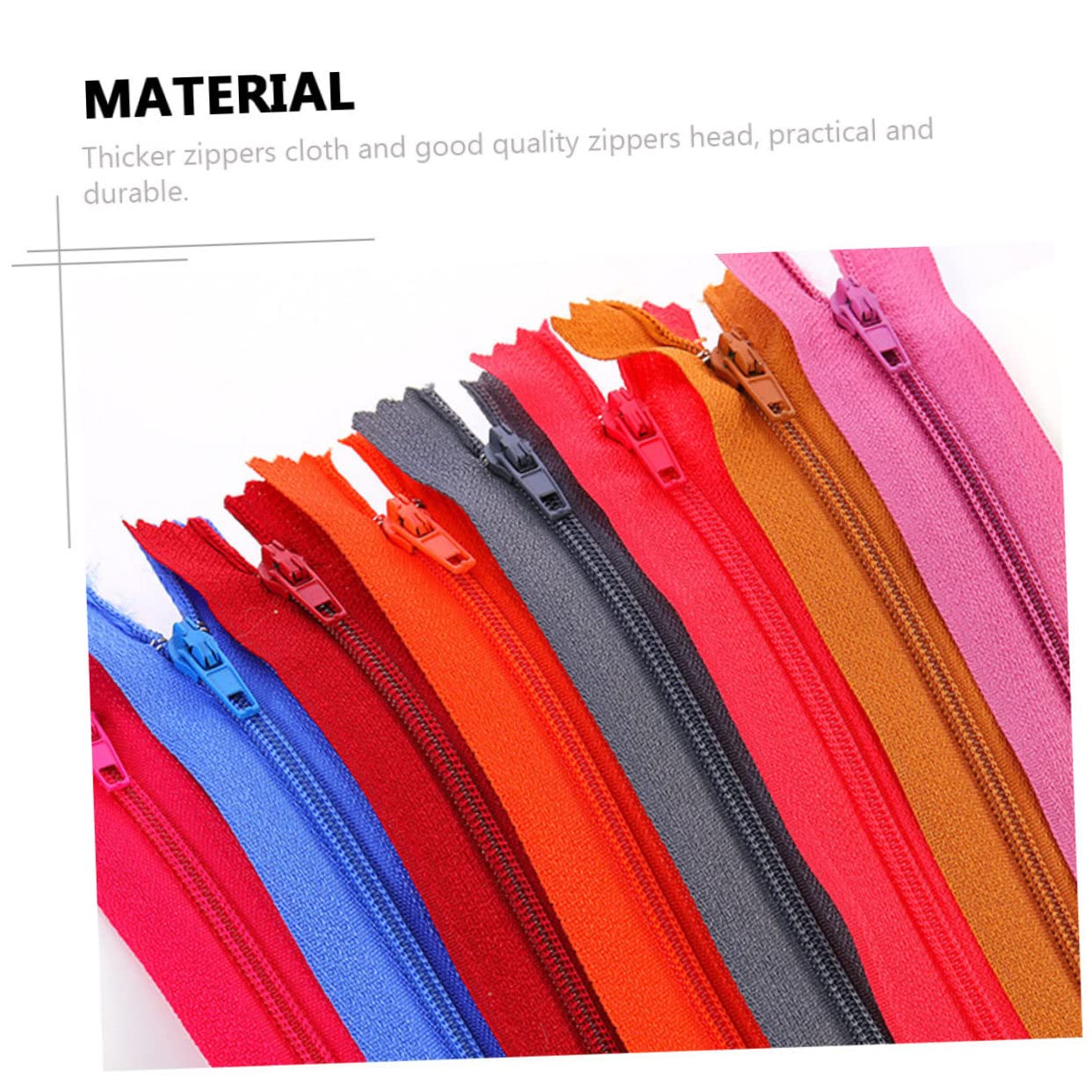 Cerniere Colorate in Nylon 100 Pezzi per Cucito DIY | 2, 6x22, 5cm, Uso su Slacks e Abiti per Animali, per Progetti Artigianali e Apertura Frequente Colore Casuale
