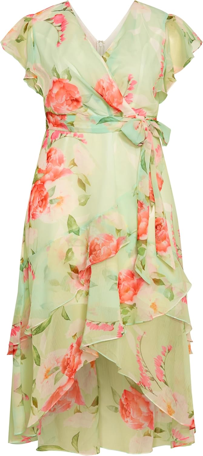 City Chic Women's Plus Size Dress - Flare Tier Print Maxi - Image 3