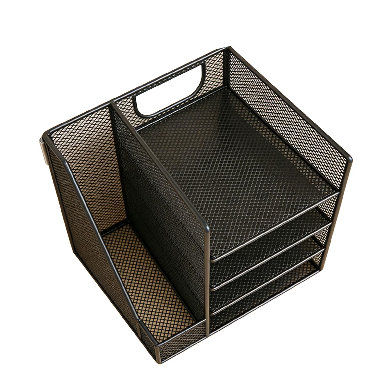 4 Tiers Letter Tray Organizers Meshes Desk Organizers Magazine Holders Offices Supplies Desk Organization with File Holders Accessories & Workspaces