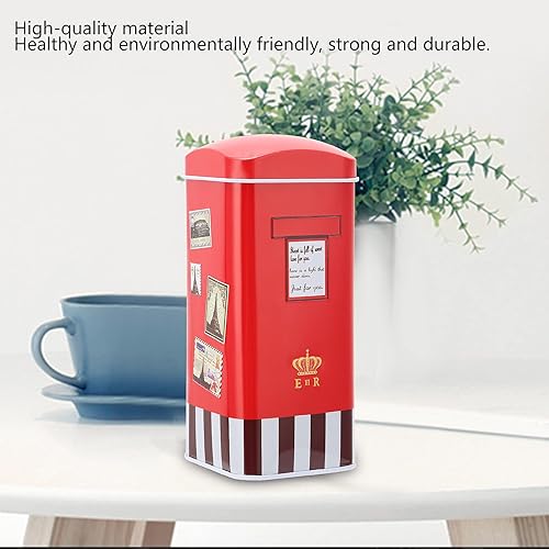 Miniatura 4 de Banco de dinero, modelo de buzón de banco pulido suavemente, modelo de buzón de hierro para salas de estar y dormitorios