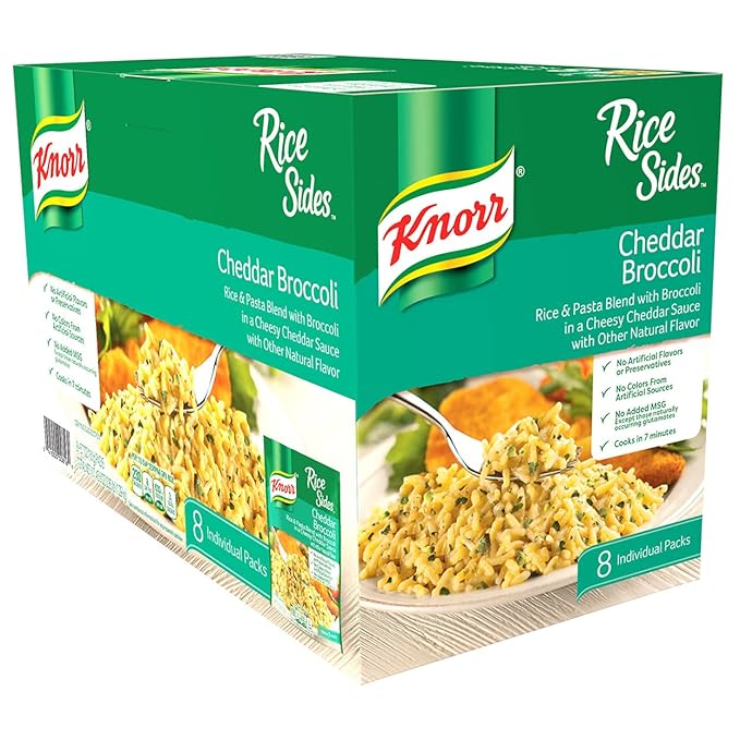 Knorr Knorr Broccoli cheddar Rice 8 X 5.7 Ounce Total Net