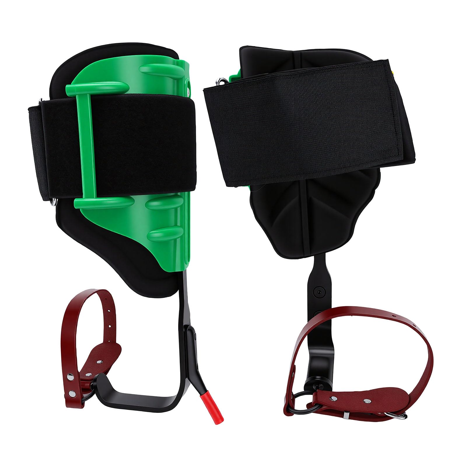 Sxhlseller Picos para Trepar árboles, Equipo de Escalada Ajustable de Acero con Correas y Pedales para Recolección de Frutas, Jardinería, Trabajos Forestales y Escalada Científica de árboles
