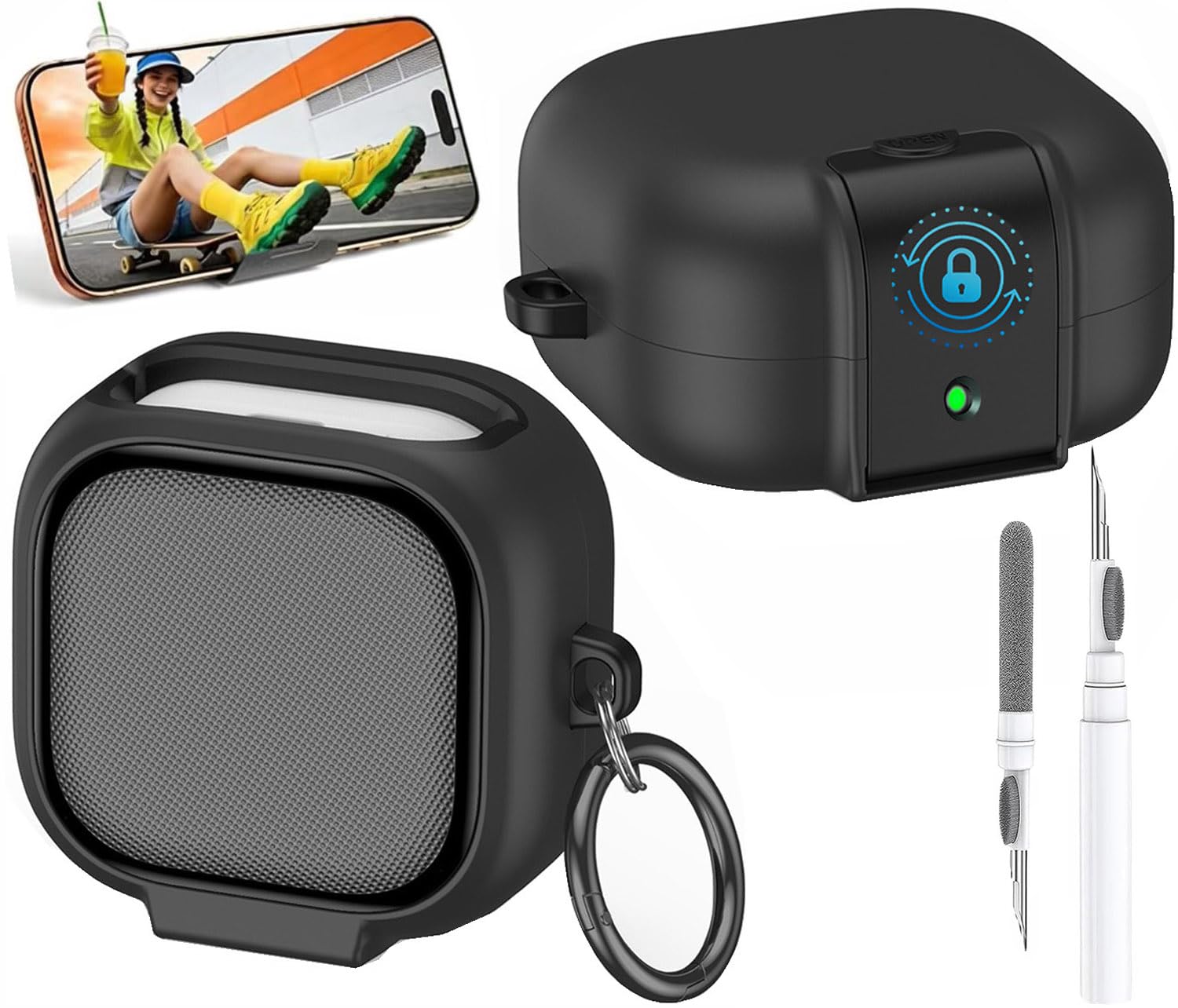 Amazon.com: Lock Case Compatible Samsung Galaxy Buds 4/4 Pro Cases