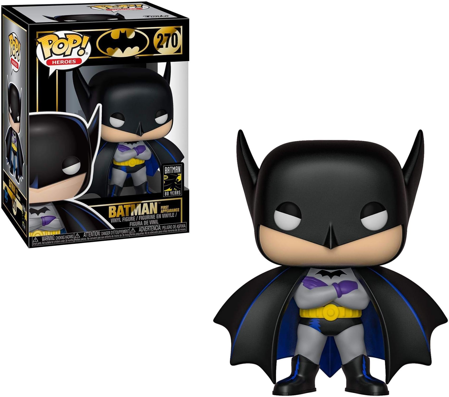 Pop! Heroes: Batman 80th Batman 1st Appearance (1939), Action Figure - 37214