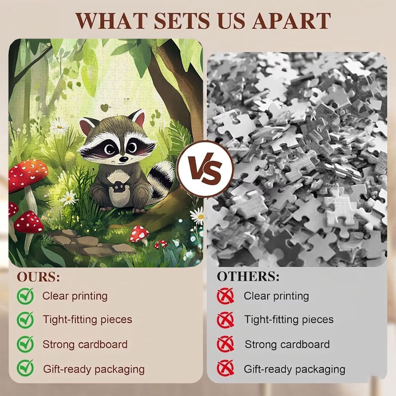 Puzzle 2000 Teile, Holzpuzzle Erwachsene [AAA], Impossible Game 99 x 70 cm, Kniffliges Denksport Spiel für Männer Frauen, Familienspiel, DIY Home Dekor,Geschenk für Geburtstag, Tier Wald-2 f0-167