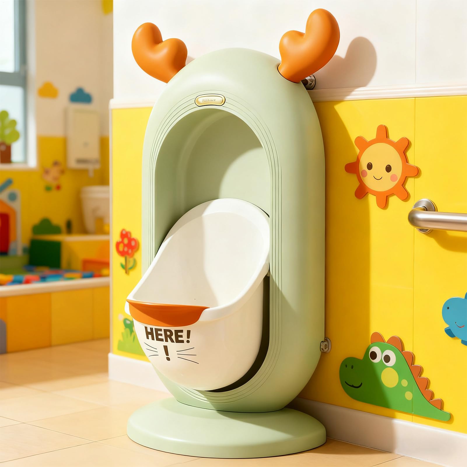 Orinal infantil para niños, inodoro montado en la pared, orinal de