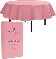 Vista 26 de Manteles de vinilo con reverso de franela, color sólido, calidad premium, impermeables., Plástico, Blanco