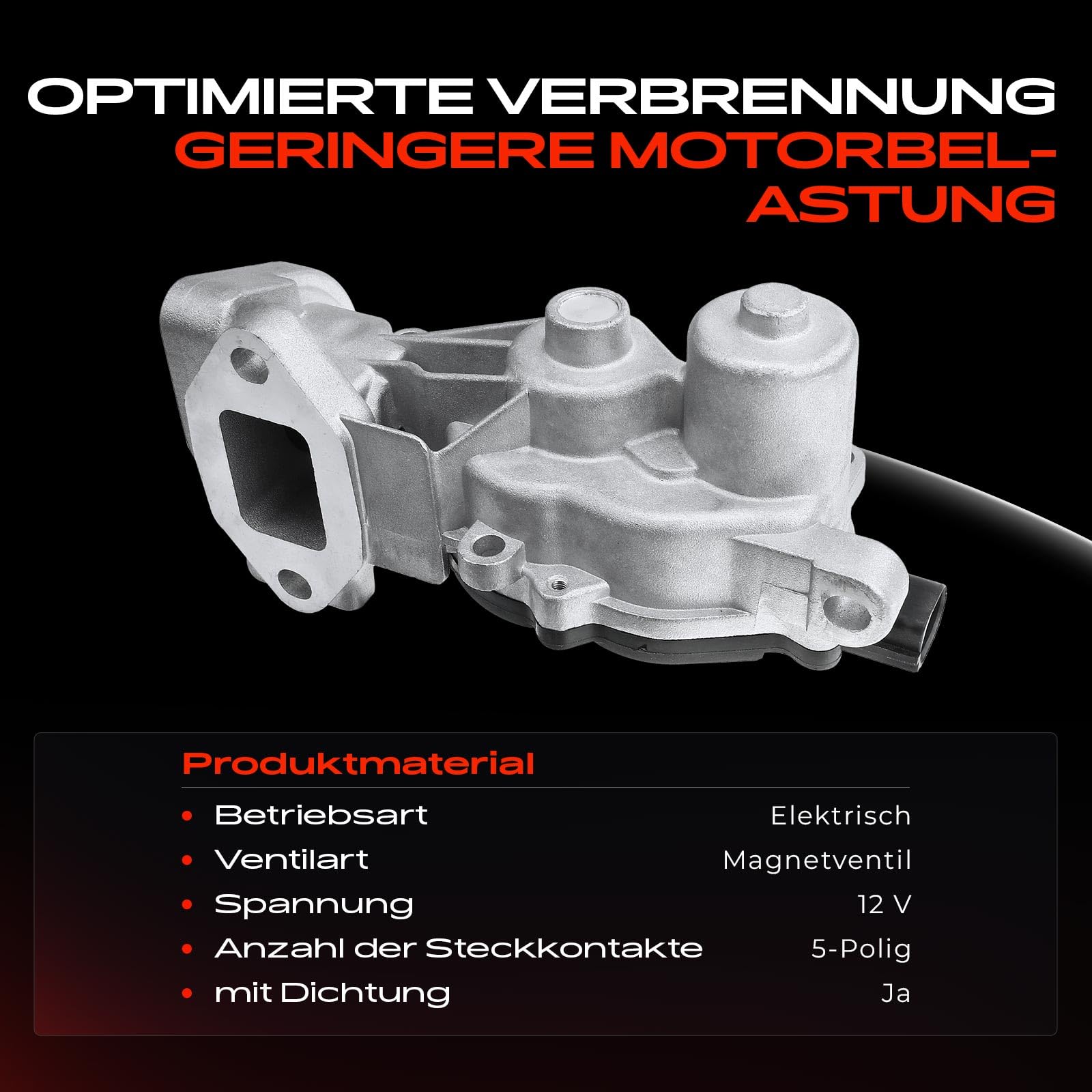 Zawór AGR do Astra J/Astra J Caravan J Astra J GTC Corsa D S07 Meriva B S10 Mokka/Mokka X J13 1.7L 2009-2021 5581958