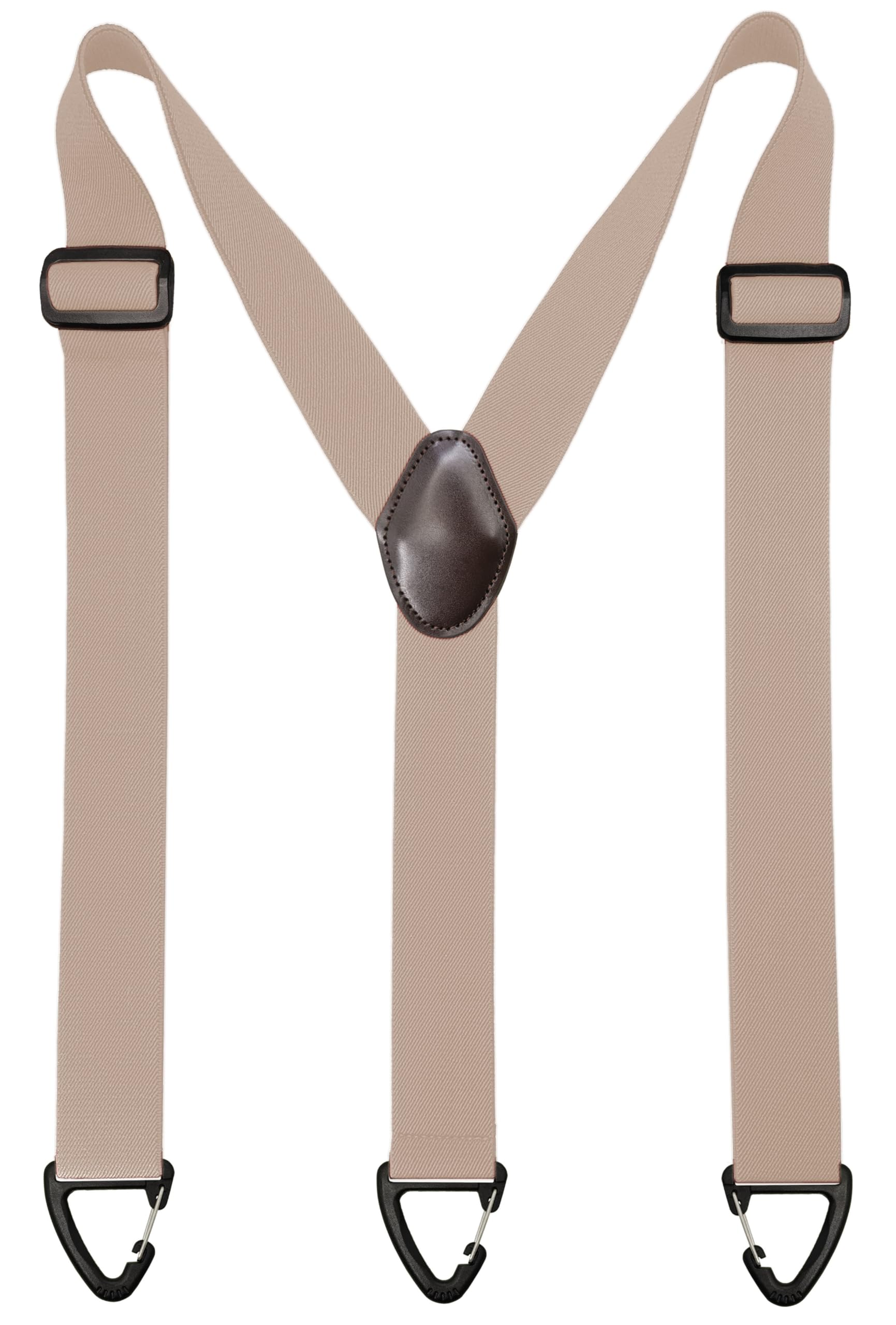 1.5 In Y Belt Loop Suspenders for Unisex Under Clothing with 3 Hooks.