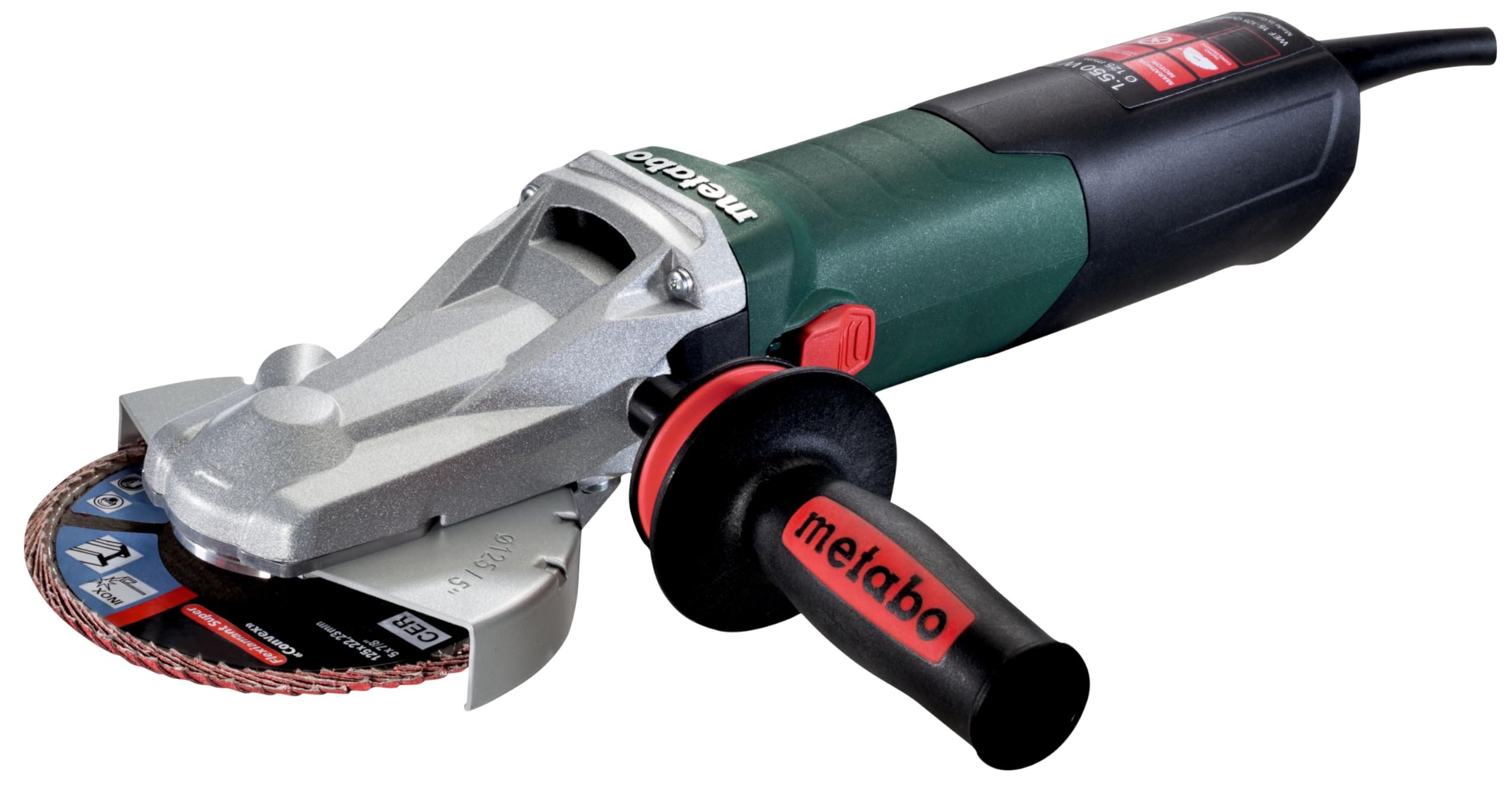 Amoladora Metabo WEF 15-125 Quick que soluciona el desbaste en ángulos estrechos