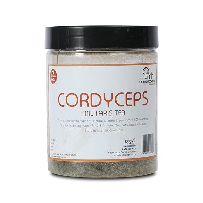 The Mushrooms Hub Cordyceps Tea (Sweet)-100GMS