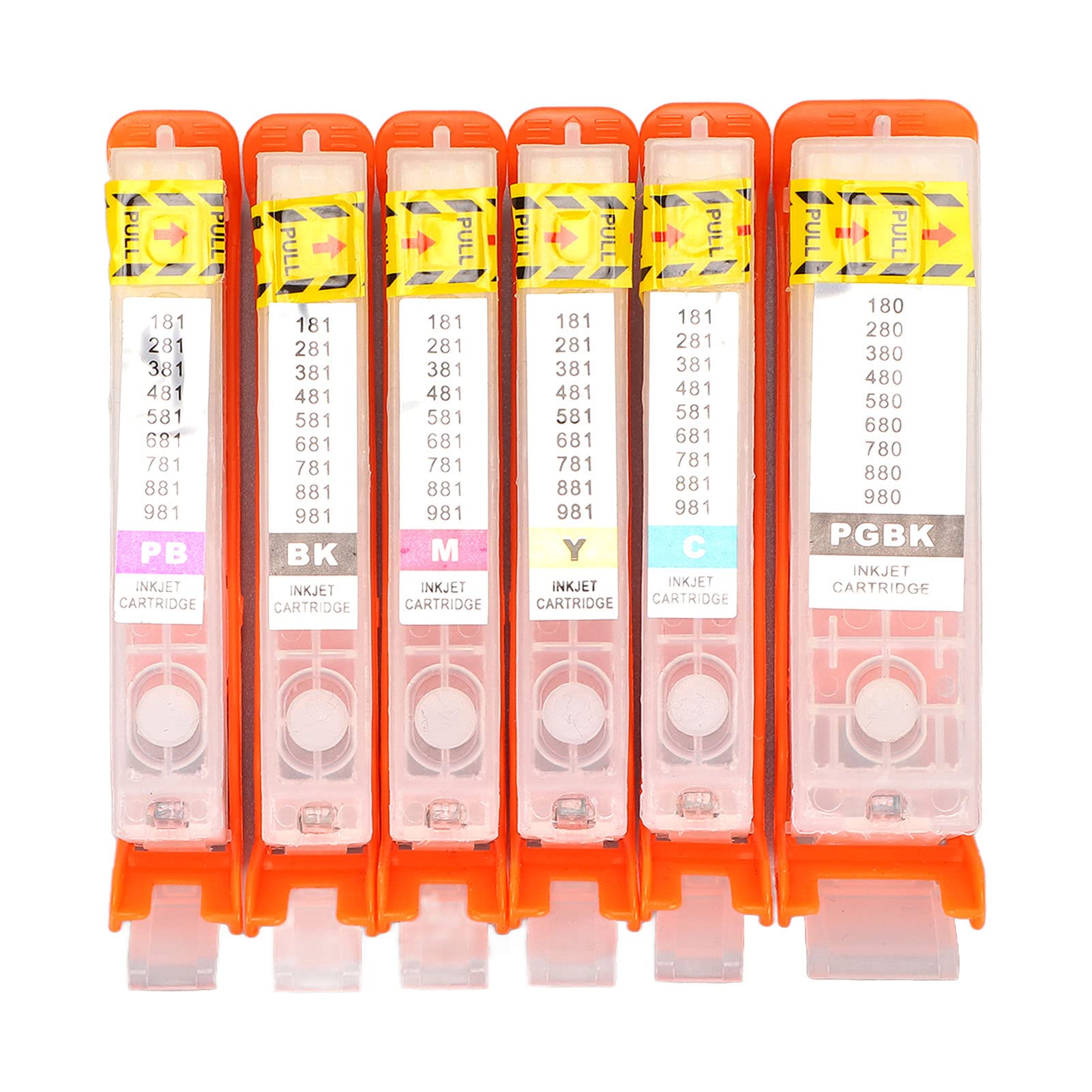 Set di inchiostri da 6 pezzi compatibile per TR7540 TR8540 TS6140 TS8140 TS9140 Kit di accessori per stampante Stampa trasparente Colori reali Facile installazione per foto