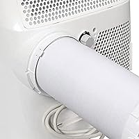 Vista 9 de Toshiba (renovado) 12,000 BTU (8,000 BTU DOE) Aire acondicionado portátil WiFi de 115 voltios con modo deshumidificador para hasta 350 pies cuadrados