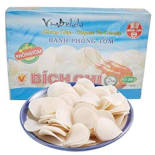 Miniatura 1 de Papas fritas de camarón con sabor a gambas de Tailandia de 7.05oz, Frituras de camarón en casa (1 paquete)