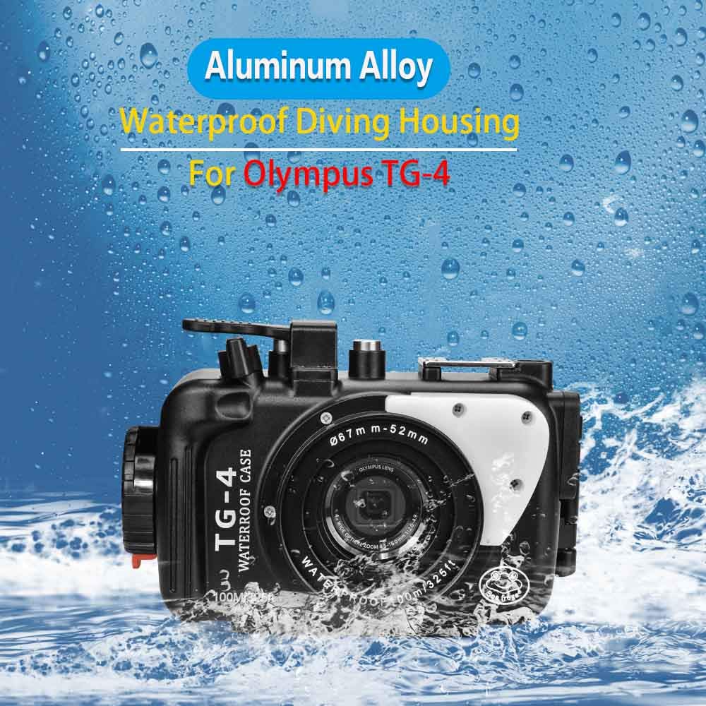 Amazon | Sea Frogs OLYMPUS TG-3 TG-4 用 アルミニウム 水中カメラ 