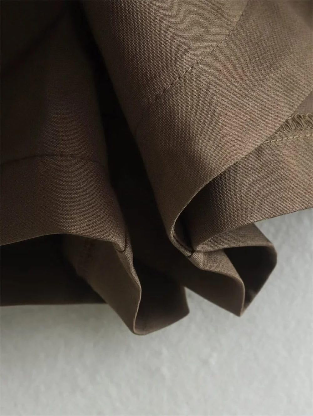 Jupe Courte Femme - Jupe-Short Asymétrique Taille Haute pour Femmes, Fermeture Éclair Au Dos, Élégante, Solide, Slim, pour Le Bureau