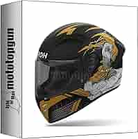 Casco Integrale AIROH CONNOR ZEUS Matt M - Omologato ECE 2206 - Foto 4