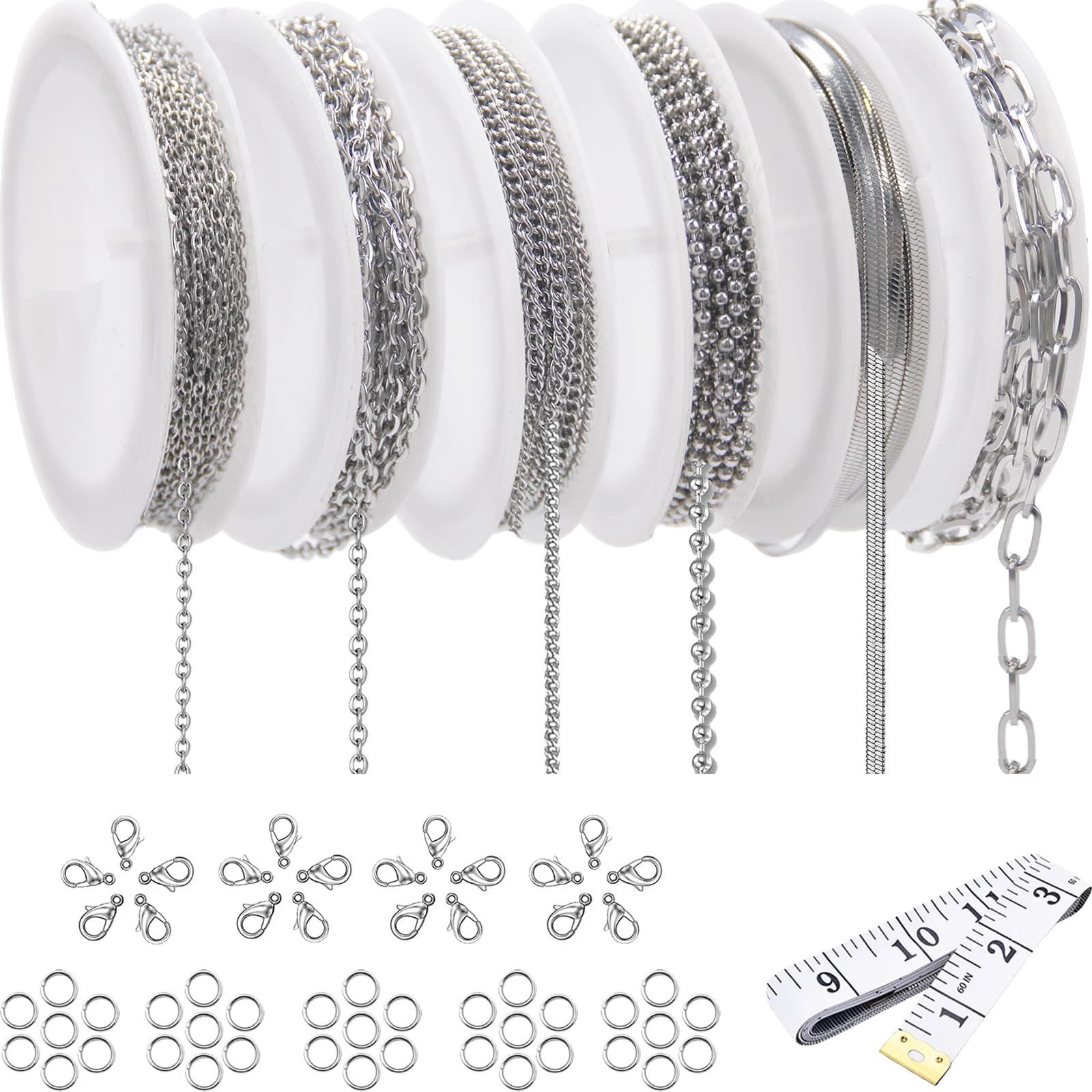 Photo 1 of ZYEHXED Stainless Steel Jewelry Chain Set