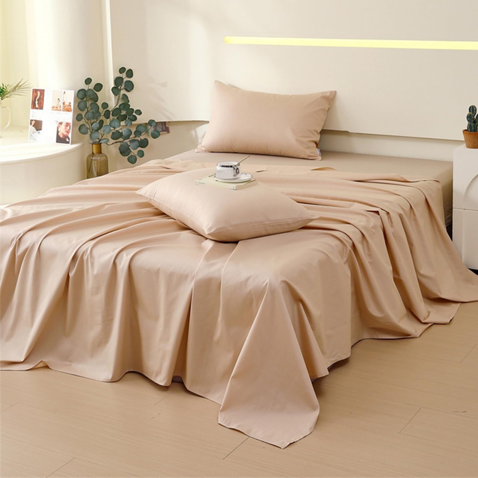 Bettlaken ohne Gummizug 245 x 270 cm 100% Baumwolle