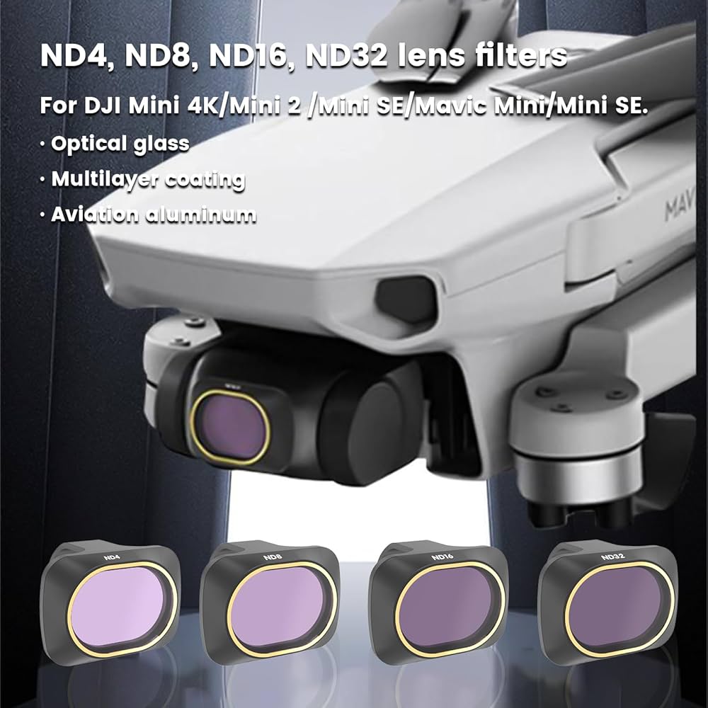 その他 DJI MAVIC MINI SET+4 filters freeweel DJI Mini 4 Pro VND Filters – 1-5 & 6-9 Stop, Gimbal Safe
