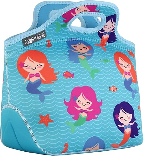 Miniatura 9 de Bolsa de almuerzo para niños con aislamiento de neopreno para niños, se adapta a la lonchera Bento Box y Thermos verde para niños pequeños para la