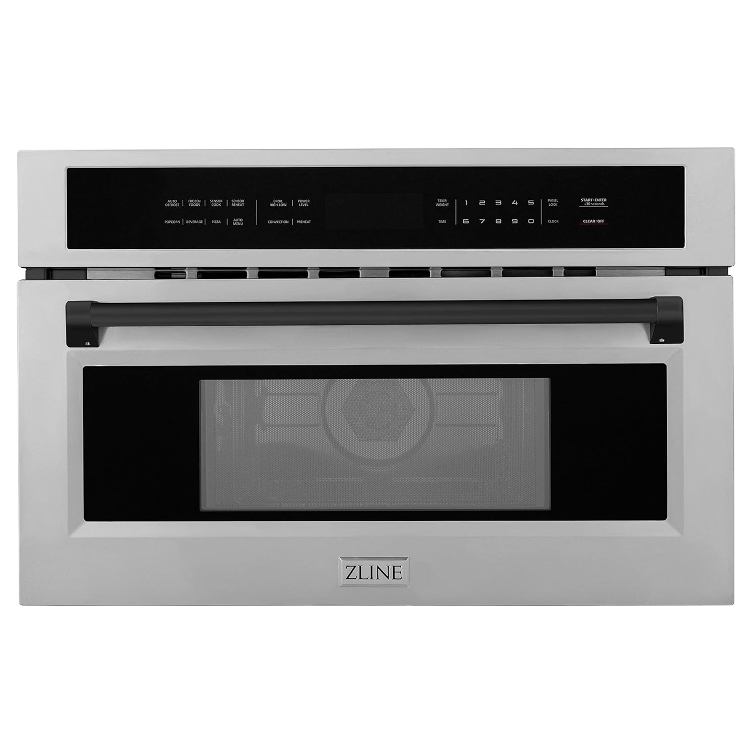 ZLINE Autograph Edition 30 in 1 6 cu ft Built-in Convection Microwave Oven in Satin Stainless Steel and