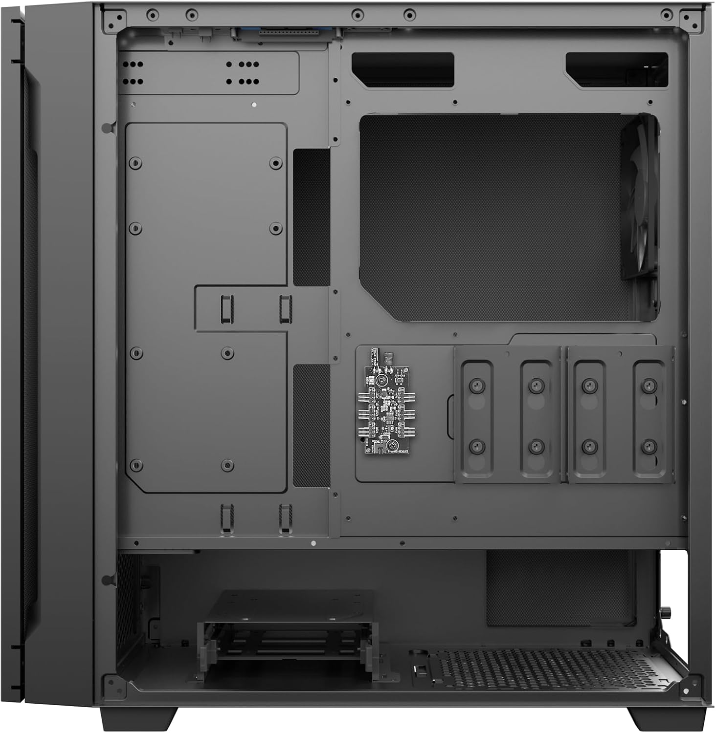 Antec P10C PC Case interior showing drive bays