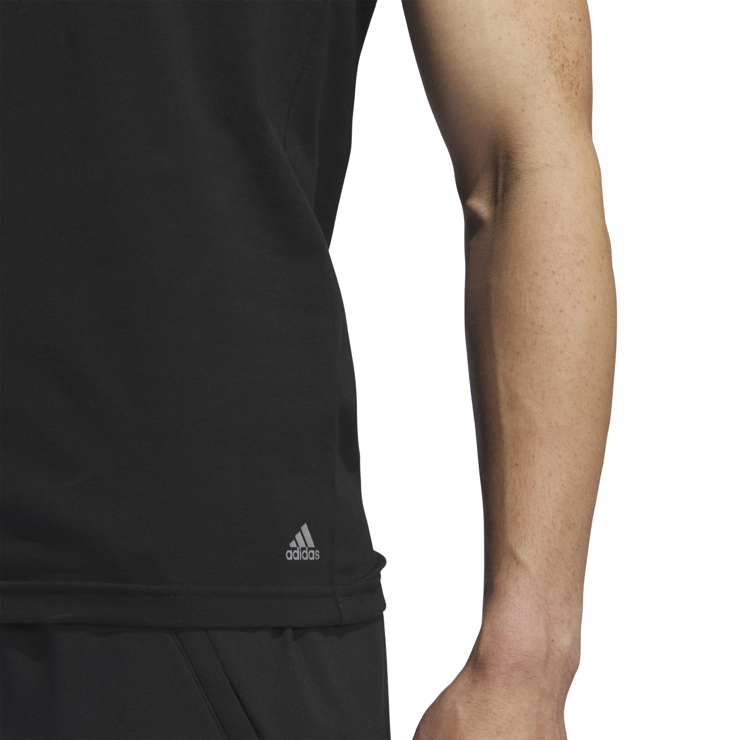 Adidas Tank Tops (2-Pack) – Stretch Cotton Undershirt, Soft Breathable Fitted Base Layer Capa de Base Superior Hombre (Pack de 2)
