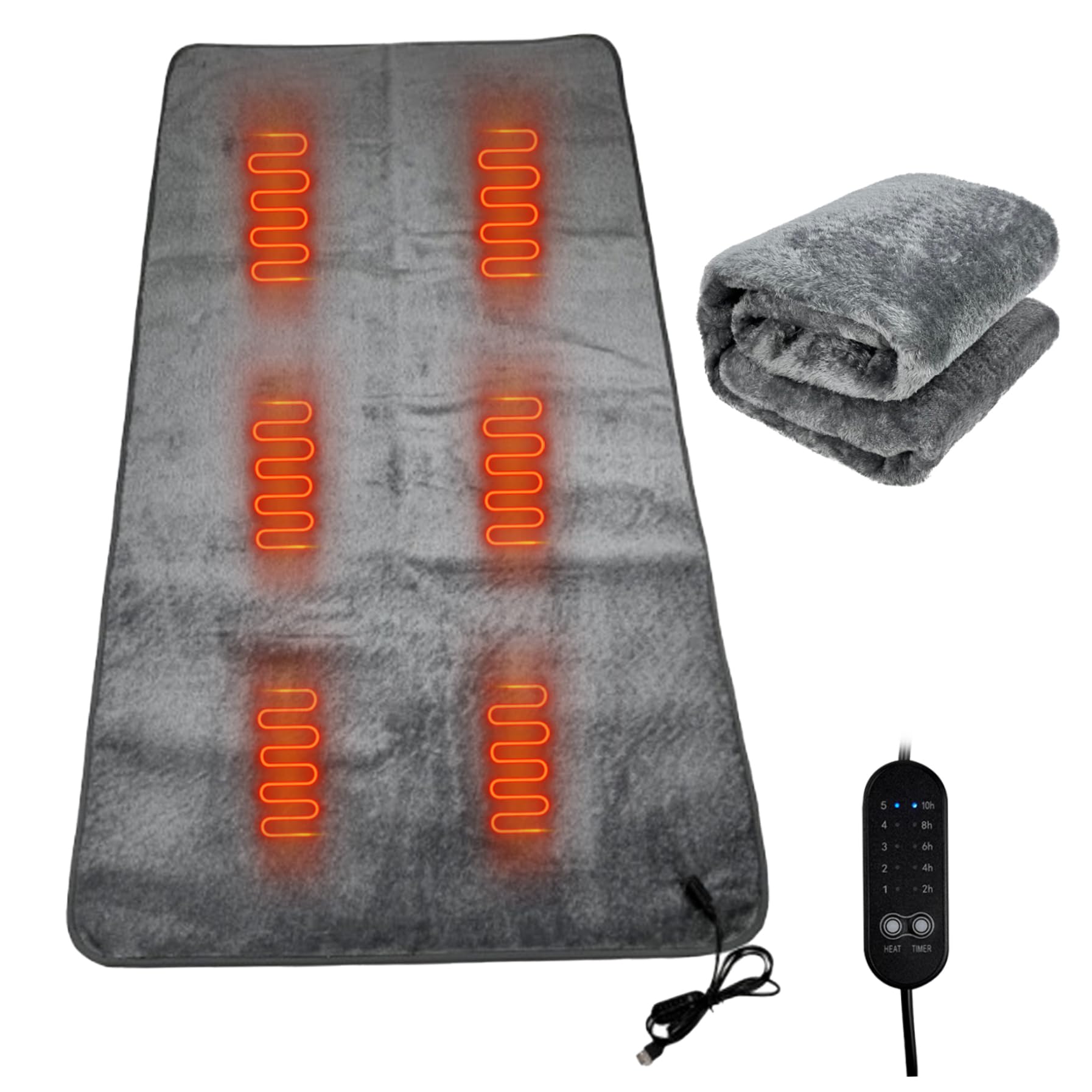 Couverture électrique USB pour des soirées d'hiver cocooning au chaud