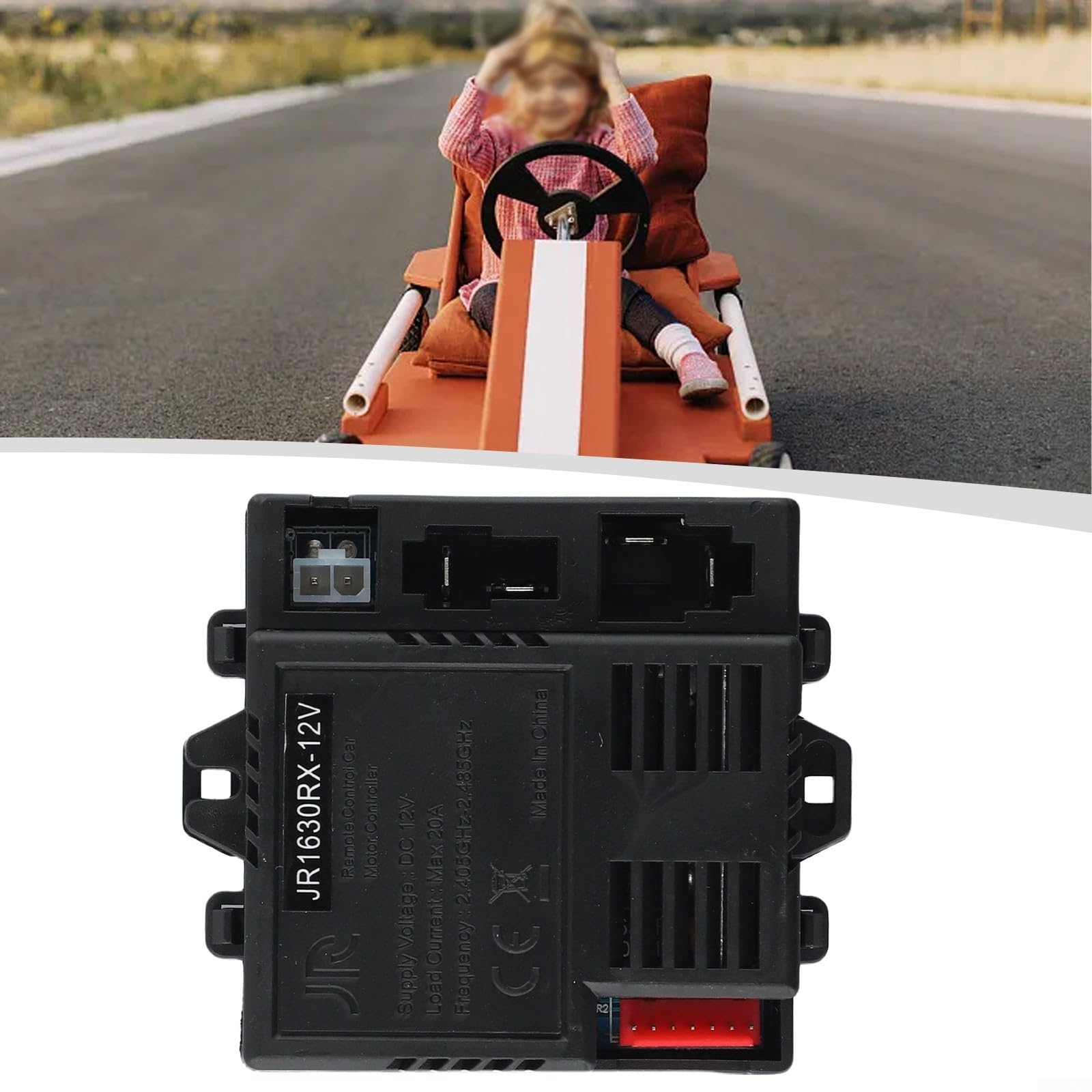 Contrôleur de récepteur RC 6 V 12 V pour enfants, compatible avec les modèles JR1958-2S JR1738RX JR1705RX JR1858RX, accessoire de rechange JR-RX Series (JR-RX-12V A)