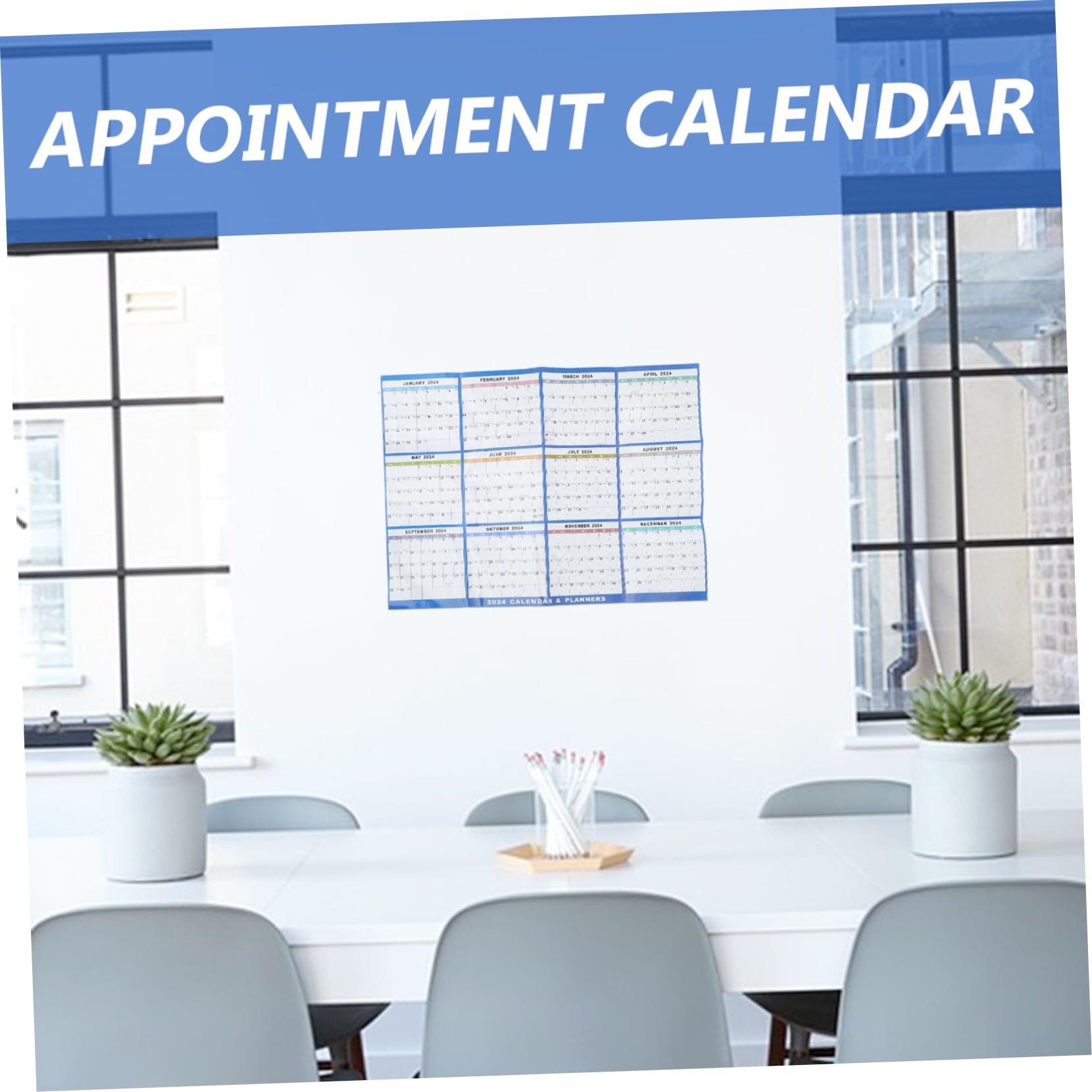 5ensembles Calendrier Mural Effaçable Calendrier Mensuel Et Élégant à Suspendre Pour Planification Maison Et Bureau