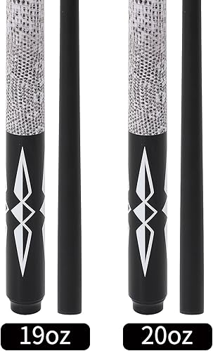 Vista 9 de Palos de taco de billar compuesto de grafito de fibra de vidrio 18oz 19oz 20oz 21oz 58inch Negro 20oz,Negro 19oz,Negro 21oz,Negro juego de 2,negro