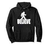 Bigfoot Believe Sasquatch Yeti Cryptozoology Funny Cryptic Pullover Hoodie