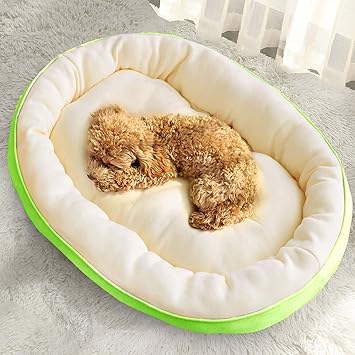 KOZI PET Dog Bed for Dogs & Cats, Durable Warm Dog Bed, Washable Sleeping Puppy Bed, Soft Calming Cat Beds for Indoor,Outdoor (XL Green)