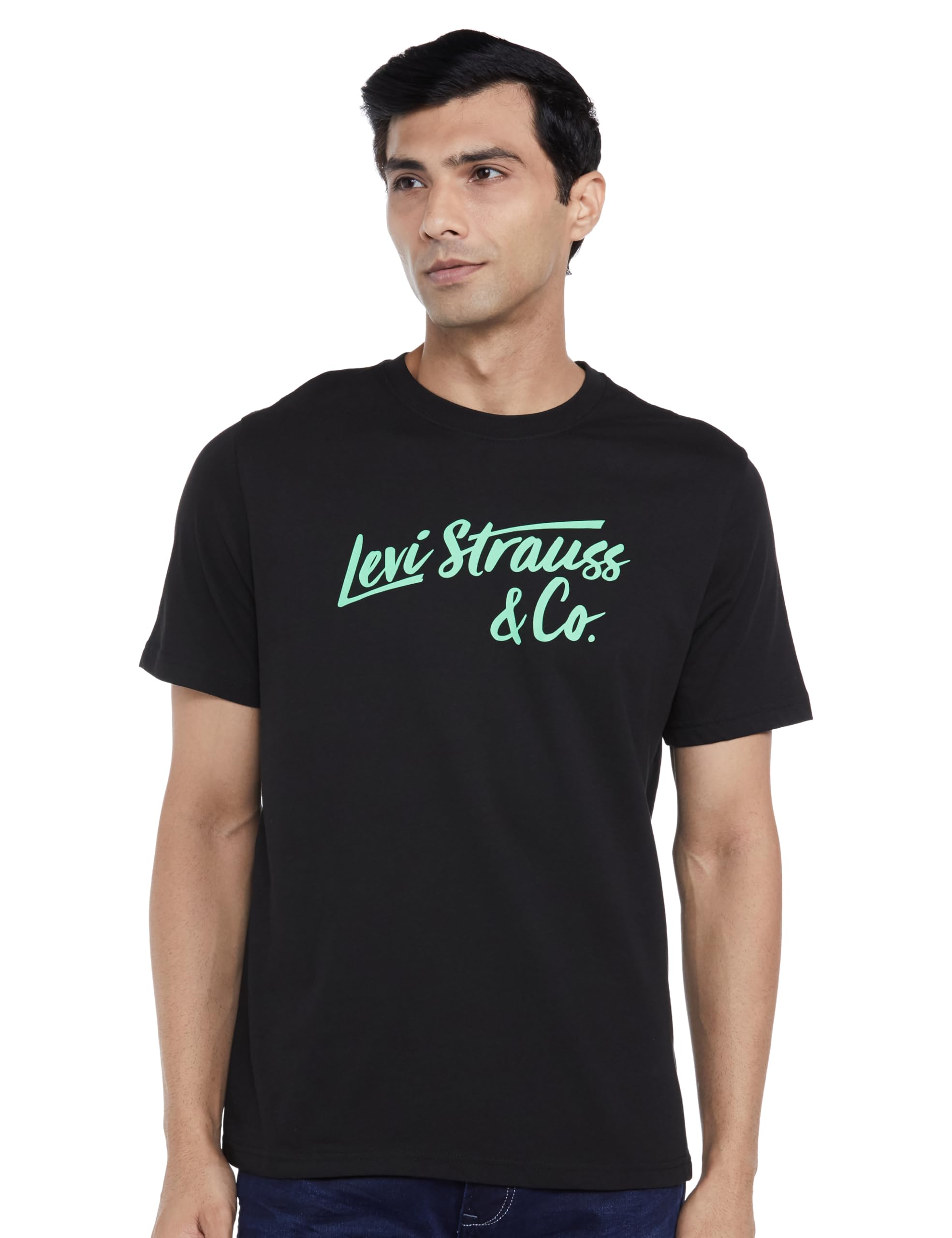 Levi'sMen's Letter Print Oversized Fit T-Shirt