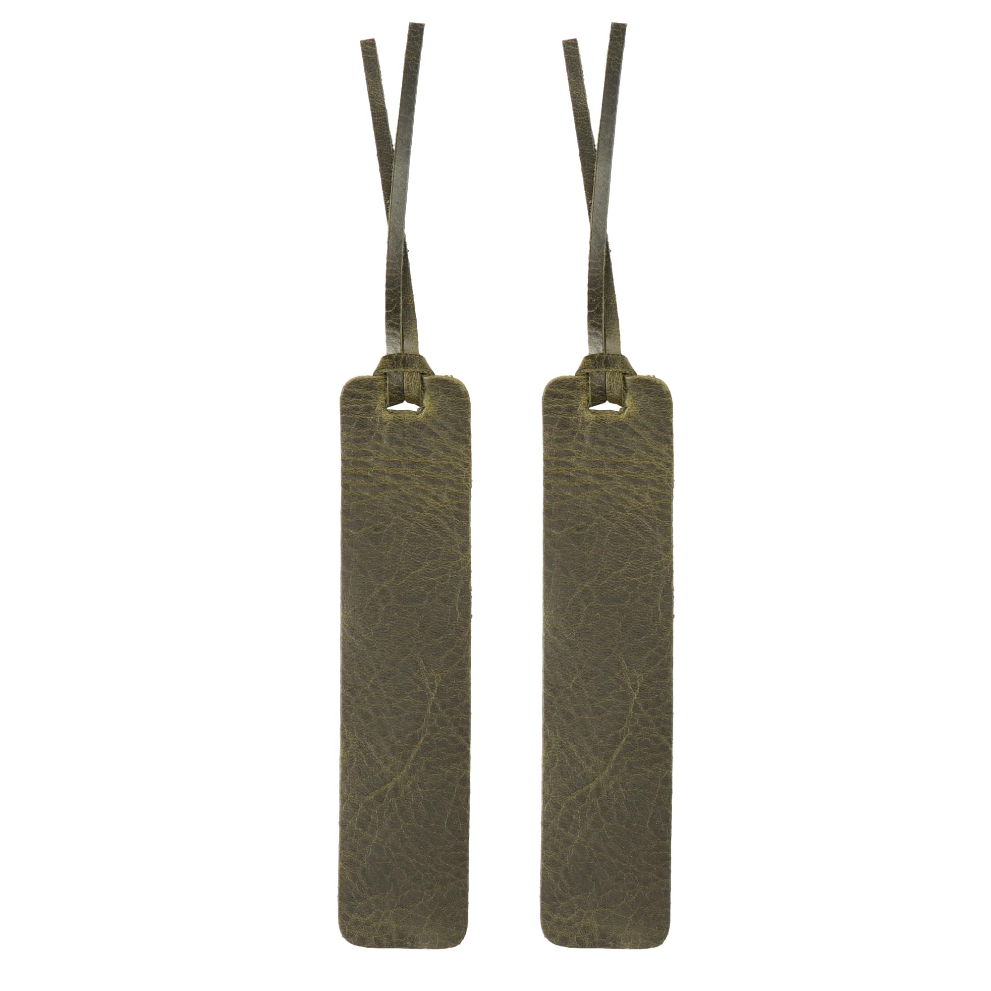 Londo Genuine Leather Bookmarks Set of 2 - Handmade Reading Accessories - Premium Leder Book Marks for Books