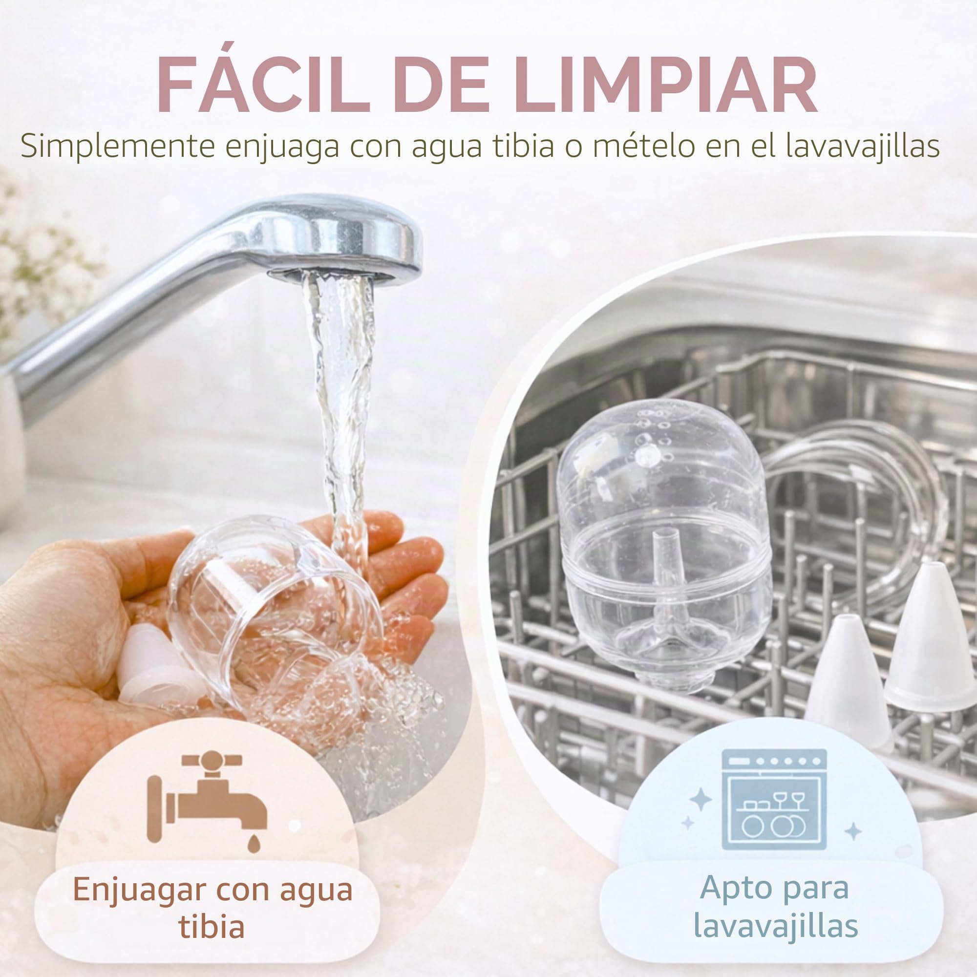 Aspirador nasal eléctrico para bebés, succionador nasal para bebés recién nacidos, aspirador nasal eléctrico para recién nacidos, niños pequeños y adultos, limpiador de moco y desbloqueador