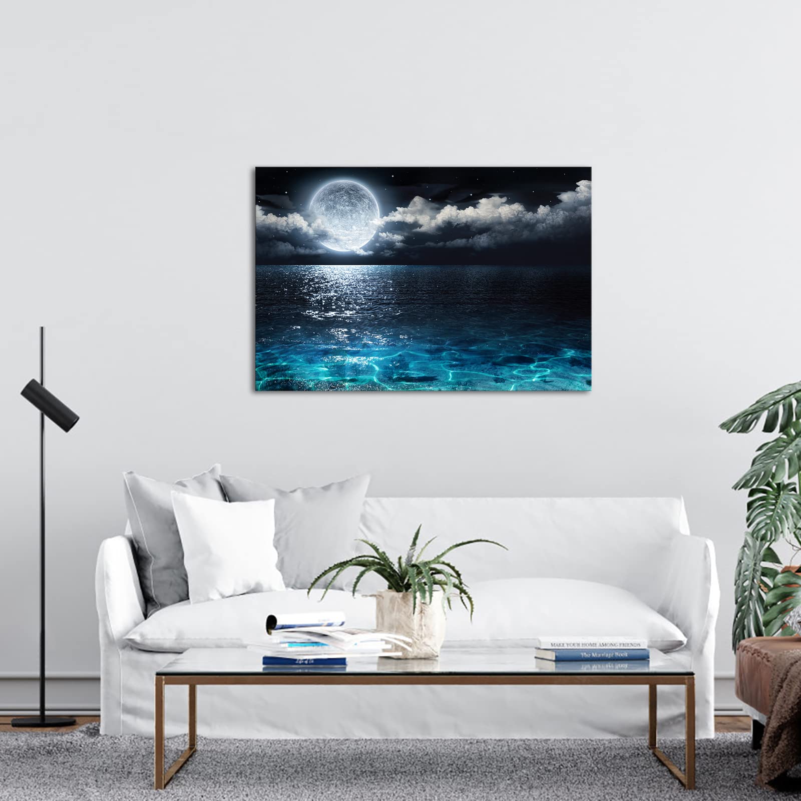 「MOON.」CLARITY ART Elise Remender, Neon Moon, 2025 | DAWSON COLE FINE ART
