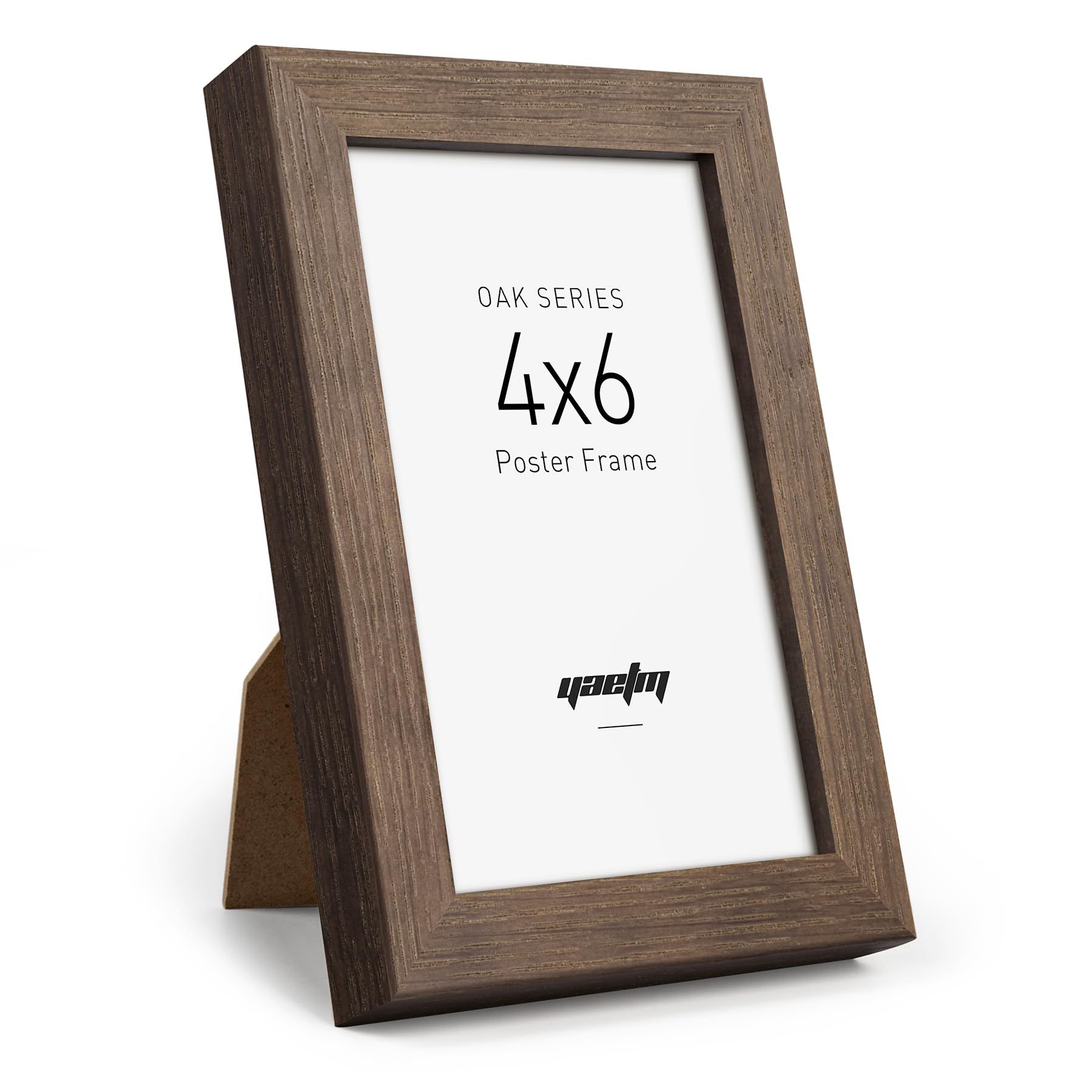 Amazon.com - Yaetm 4x6 Picture Frame with Tempered Glass - Brown