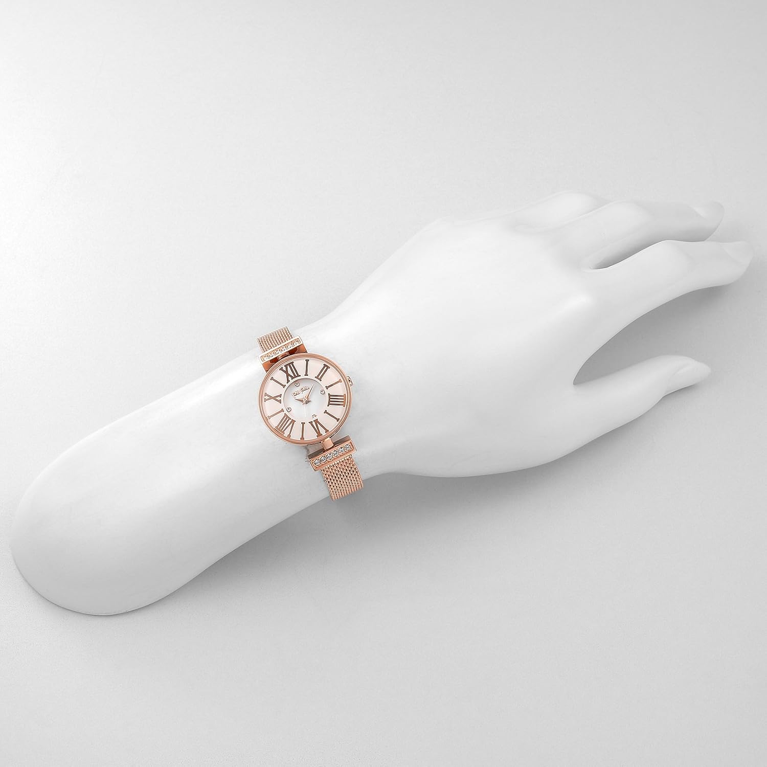 [フォリフォリ] 腕時計 Mini Dynasty ホワイト文字盤 WF15B028BSM レディース 並行輸入品 ピンクゴールド