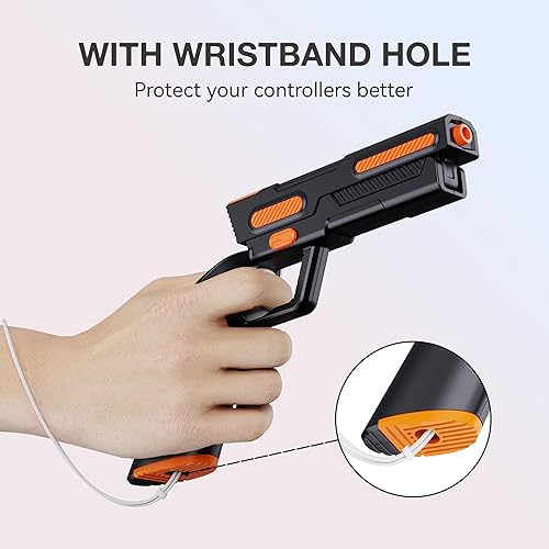 Miniatura 5 de VR G-un Stock Cover for Meta Quest 3 Controllers Accessories, Hard Controller Grips for Oculus Quest 3 Controllers Enhanced FPS Games Reality