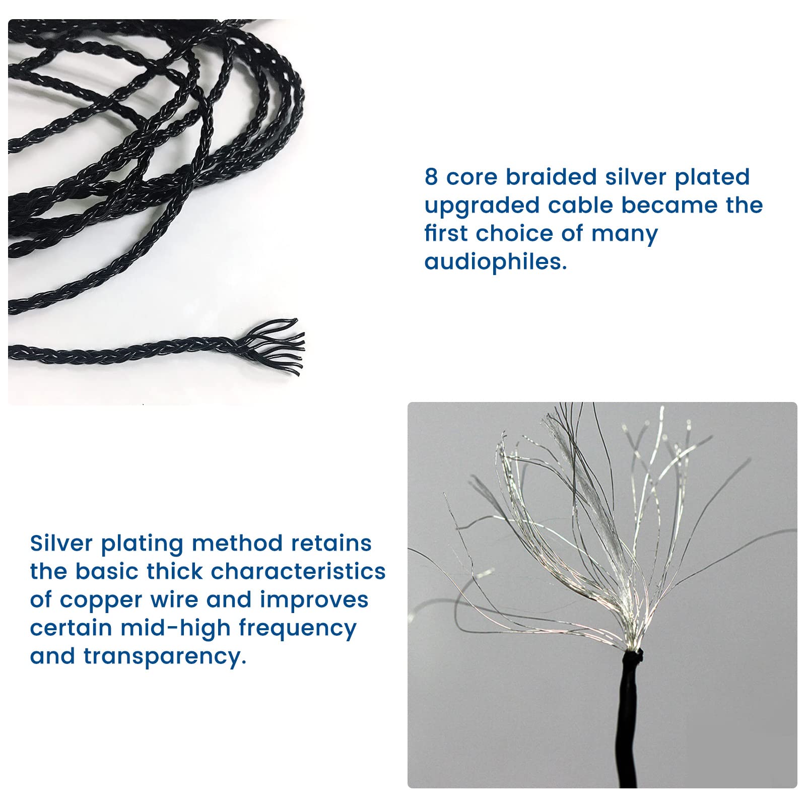 Amazon.co.jp: weishan 2.5mm バランスケーブル 交換用 ゼンハイザー