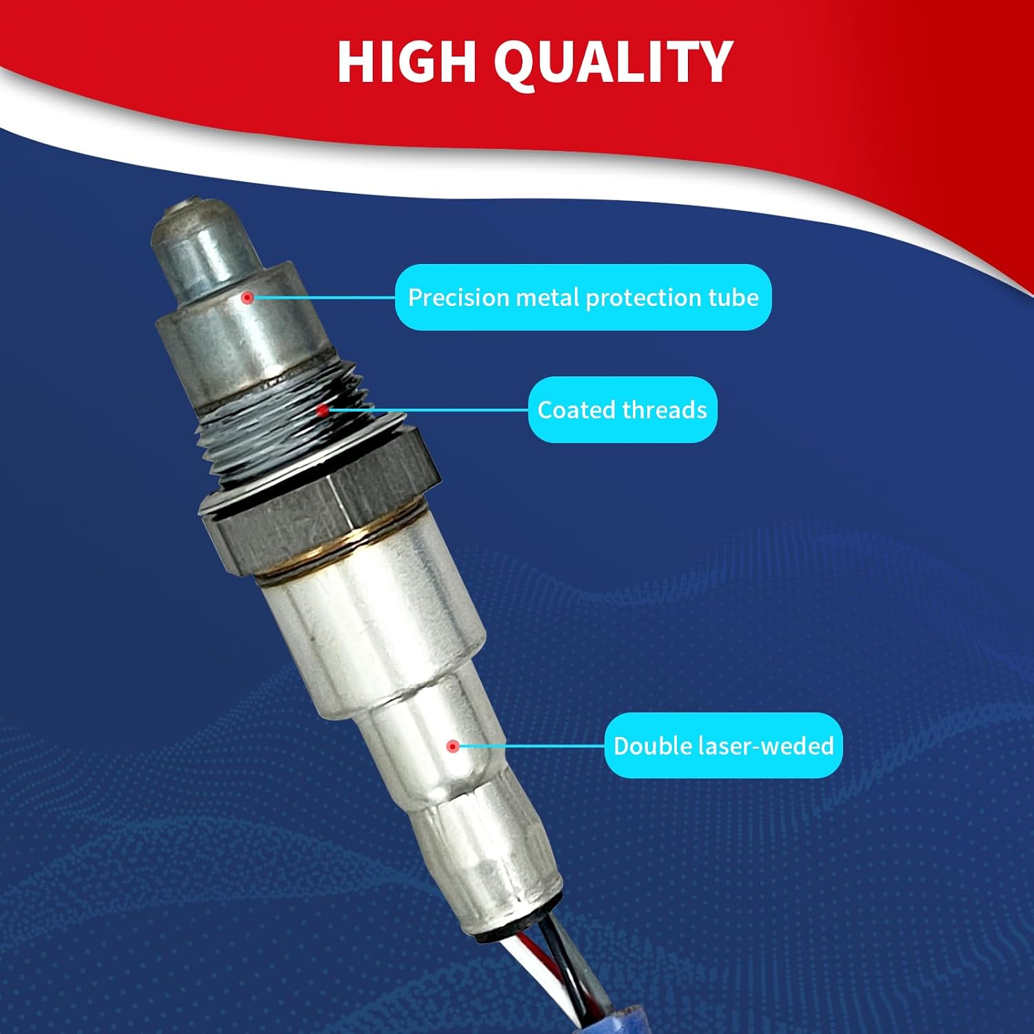 234-4794 Oxygen O2 Sensor Downstream Heated Air Fuel Ratio Compatible with Jaguar F-Pace F-Type XF XJ XJR Land Range Rover Sport Replace LR098290 C2D54167
