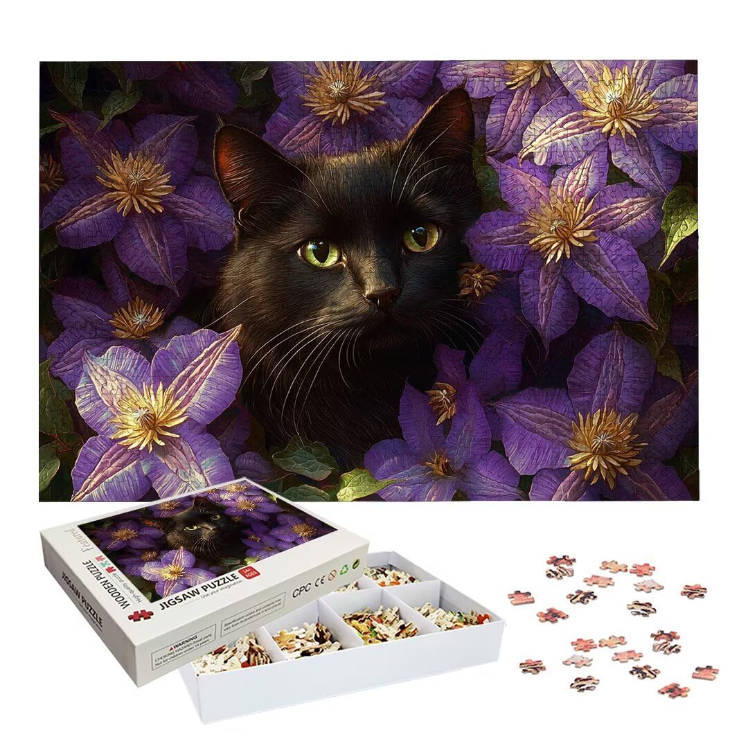Puzzle 3000 Pièces Adultes, Puzzle 3000 Pieces Chat, Cadeau Femme -2188