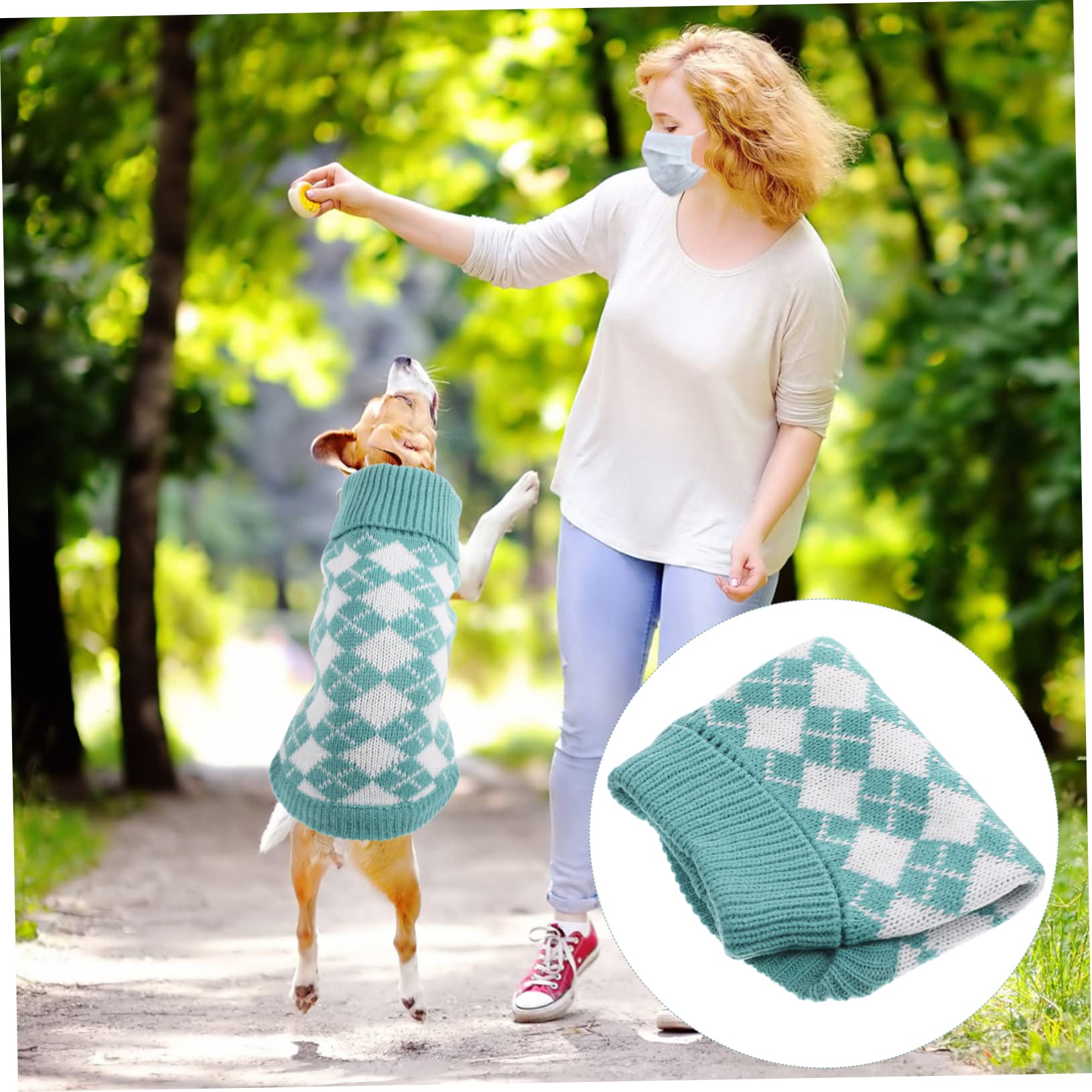 PRETYZOOM 3pièces Pull pour Chien Doux Et Chaud Vêtement Automne-Hiver pour Animaux Style Élégant pour Petite Et Confortable Et Respirant